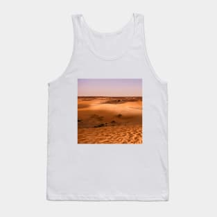 SCENERY 94 - Summer Desert Sand Dune Dry Plateau Landscape Tank Top